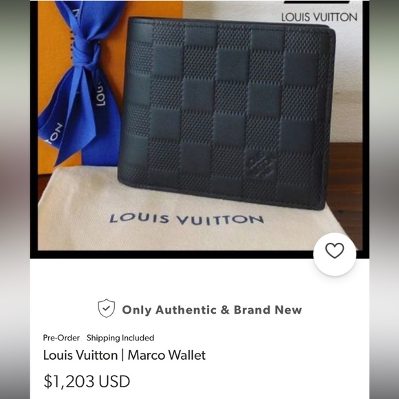 Louis Vuitton Portefeuille Multiple Bifold Wallet /Black/ Damier Infini Leather - Picture 13 of 14